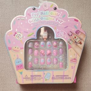 GIrl Pop Nail Glitz Press-on Nails Set Bunny Bow Glitter